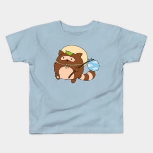 Travelling Tanuki Kids T-Shirt